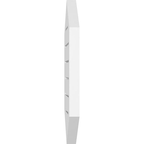 12x22W x 22x22H PVC Gable Vent R6191