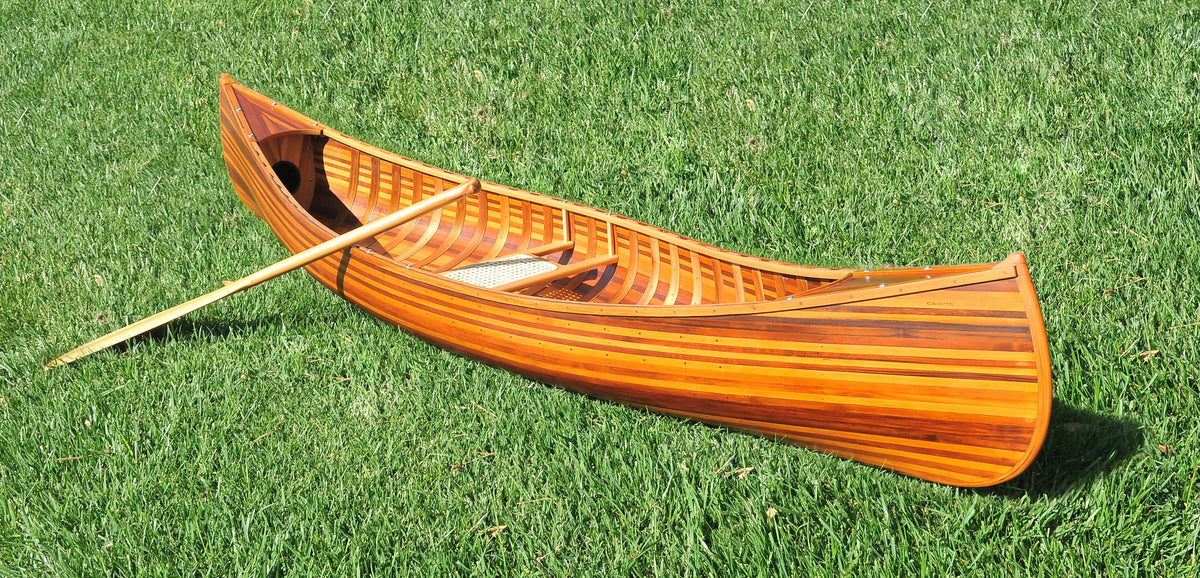 10 ft Wooden Canoe K8523