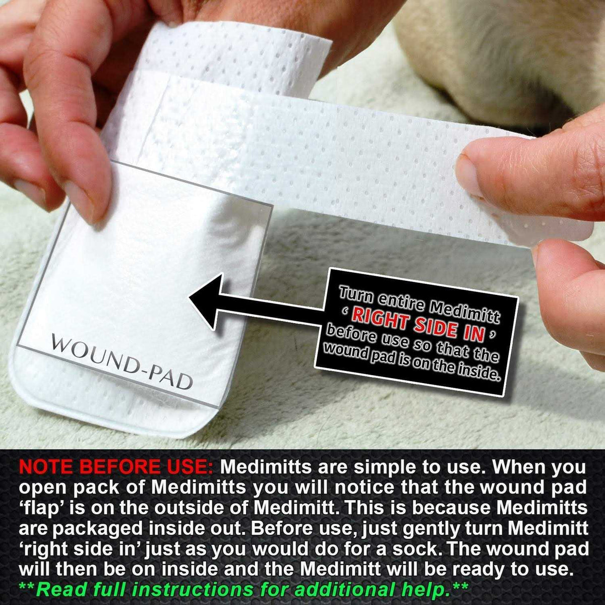 Paw Bandages for Dogs Cats and Pets I948