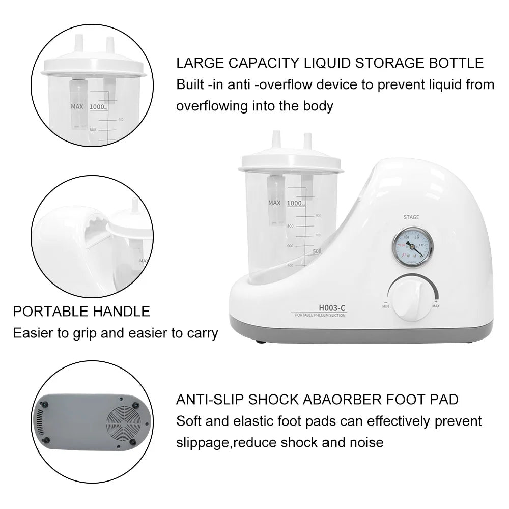 Portable Oil Free Vacuum Suction Unit D244