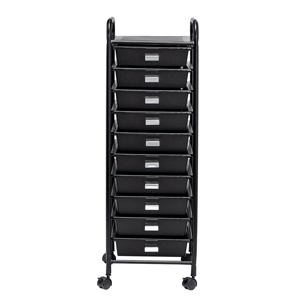 10 Drawer Rolling Cart E63345