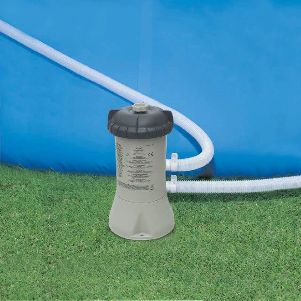 8ft x 30in Inflatable Above Ground Polygonal Pool with Filter Pump A346321