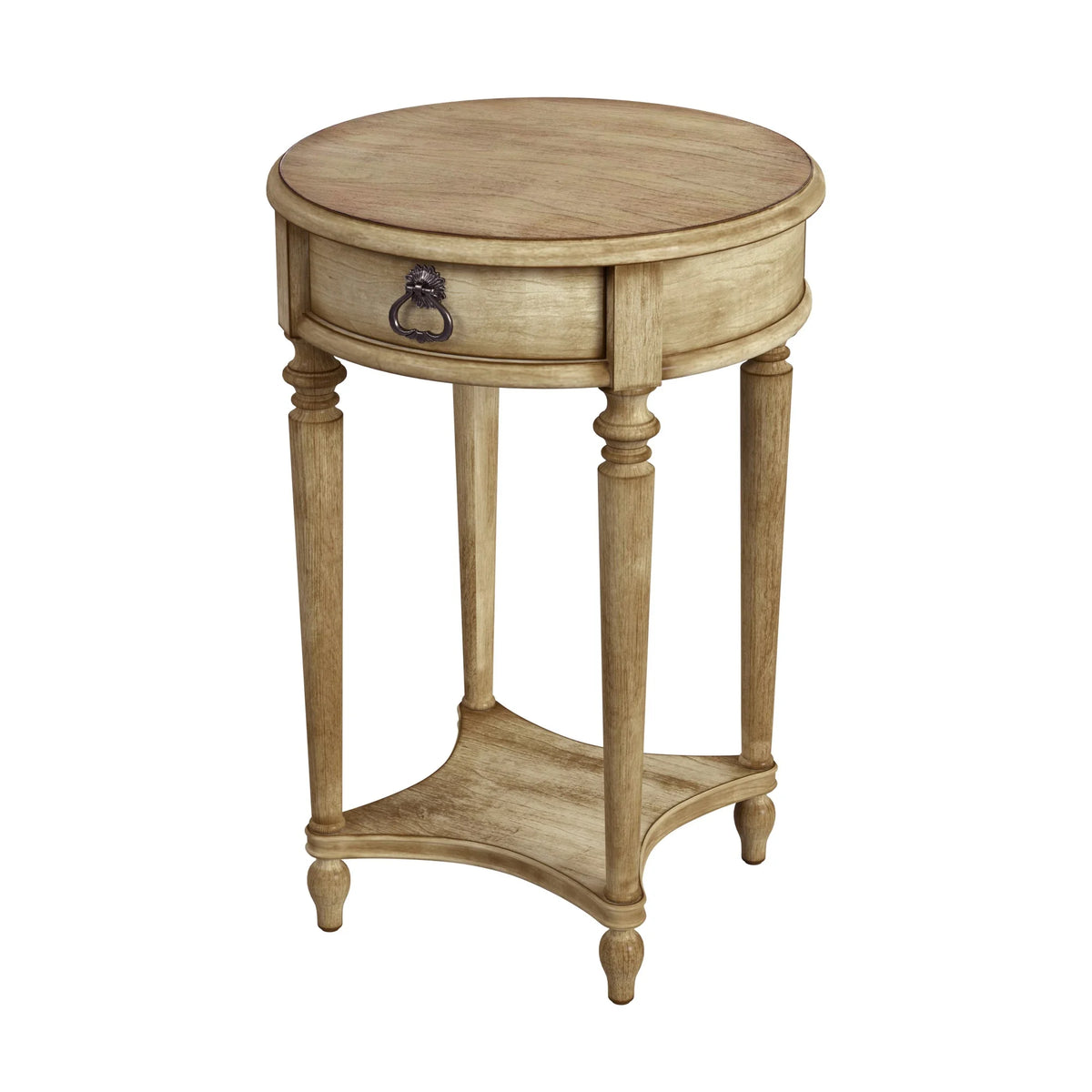 1 Drawer Round End Table J374403