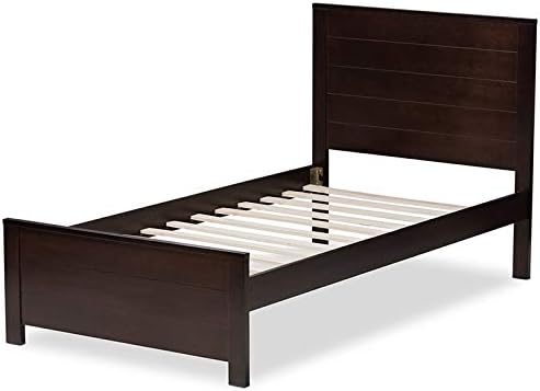 Twin Platform Bed in Espresso K362
