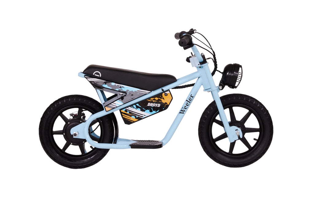 Electric Mini Bike for Kids, 200W, 6.2-10MPH, up to 8 Miles, Blue C981185