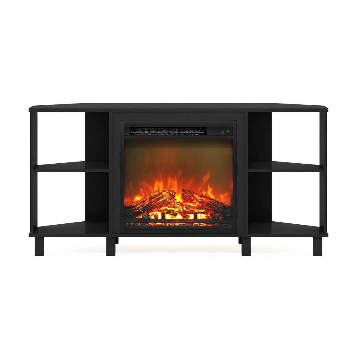 Corner Fireplace TV Stand with Metal Leg for TV up to 55 Inches L714727
