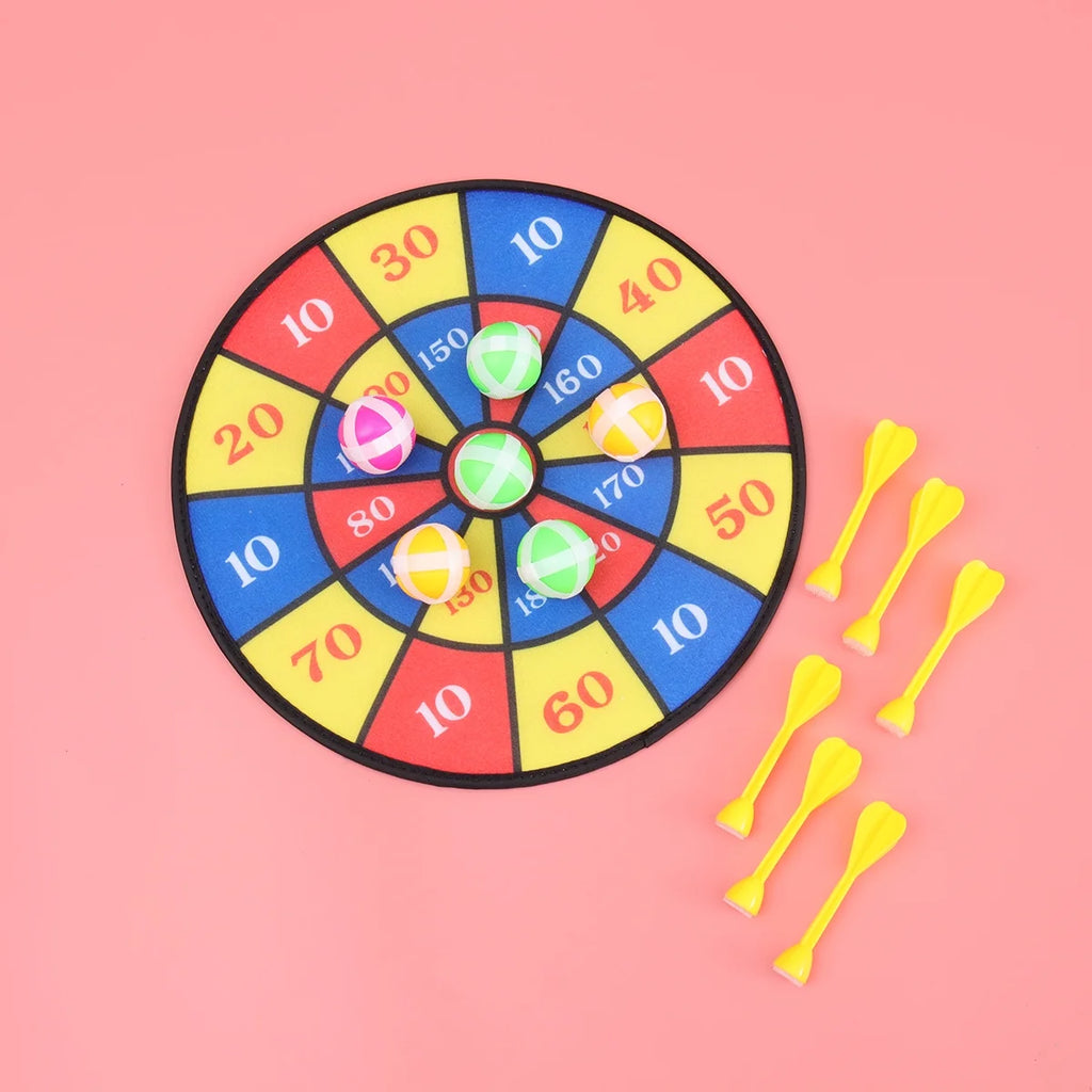 Flocking Dart Board with 4pcs Darts Dartboard Set P169