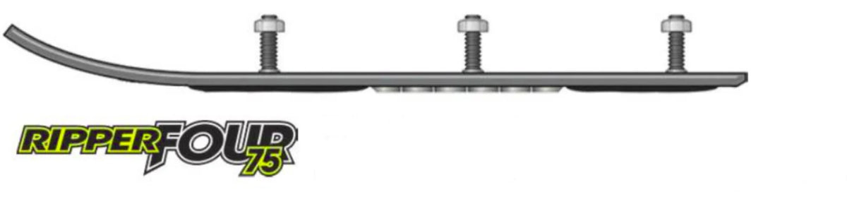 Ripper Wearbar and Carbides for SKI-DOO MACH Z/Z LT 1996 B2747