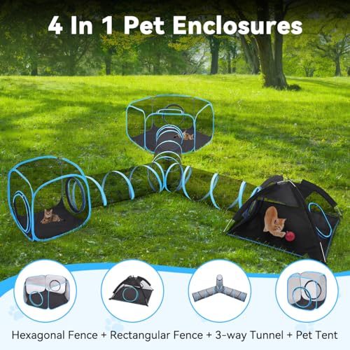Outdoor Mesh Cat Enclosure with Carry Bag E5120