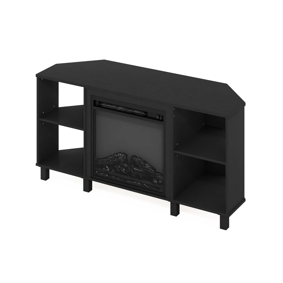 Corner Fireplace TV Stand with Metal Leg for TV up to 55 Inches L714727