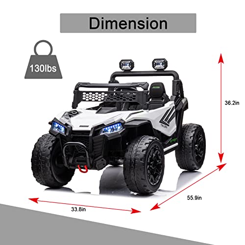 24V Battery Powered 2 Seater Ride on Truck with Remote Control S6381