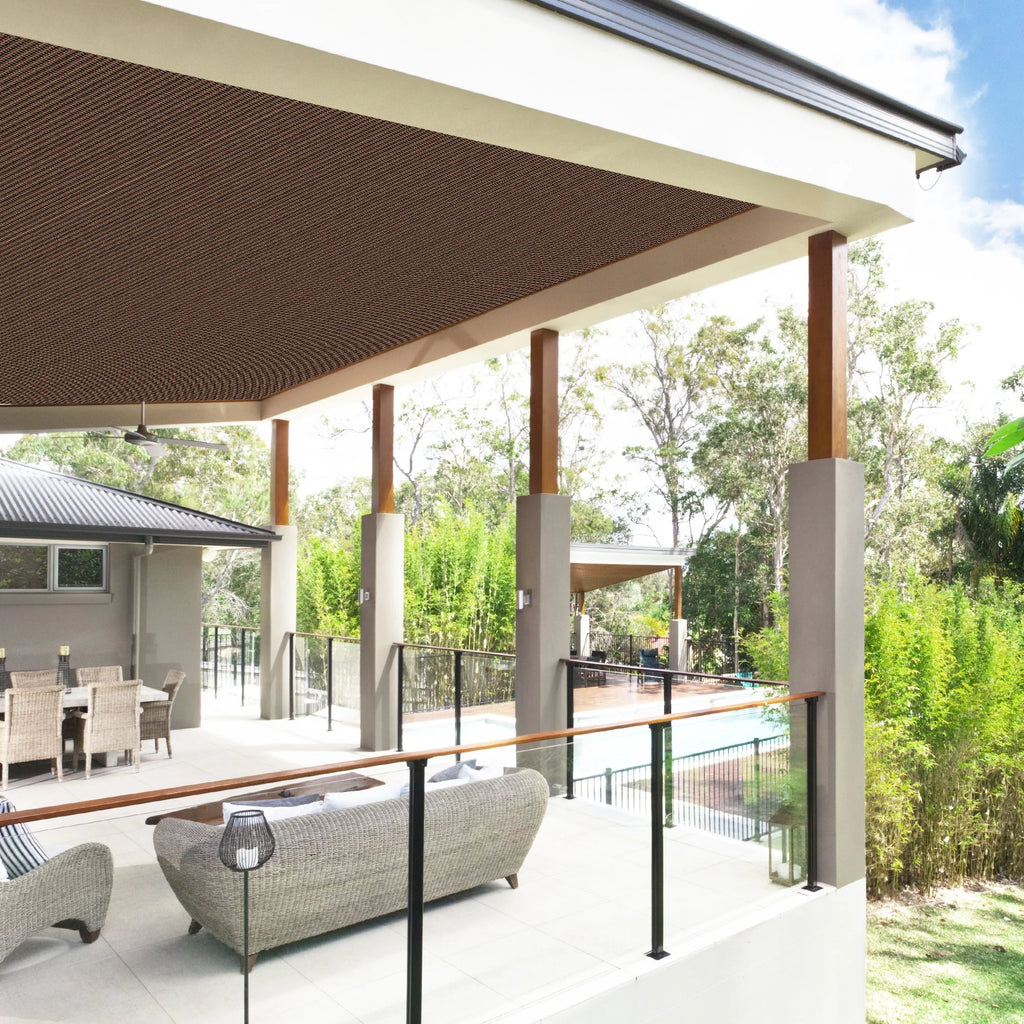 10 x 10 FT Mocha Shade Cloth Tarp X9513