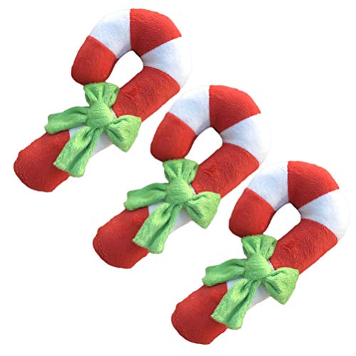 3pcs Plush Squeaky Dog Toys F20469