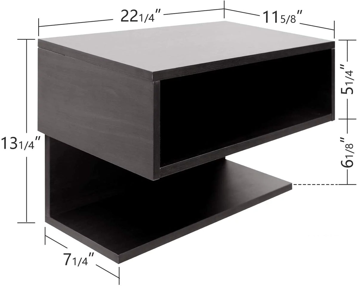 11" x 22" Wood Floating Shelf R32107