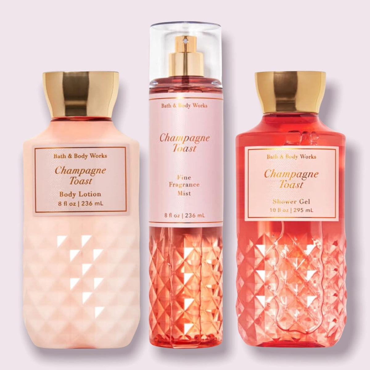 Champagne Toast Shower Gel, Fine Fragrance Mist & Super Smooth Body Lotion L578801