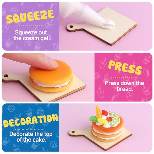 12 Making Miniature Food Toys Set, DIY, Resin Play, Kitchen Mini Pretend Play Food Set K9849