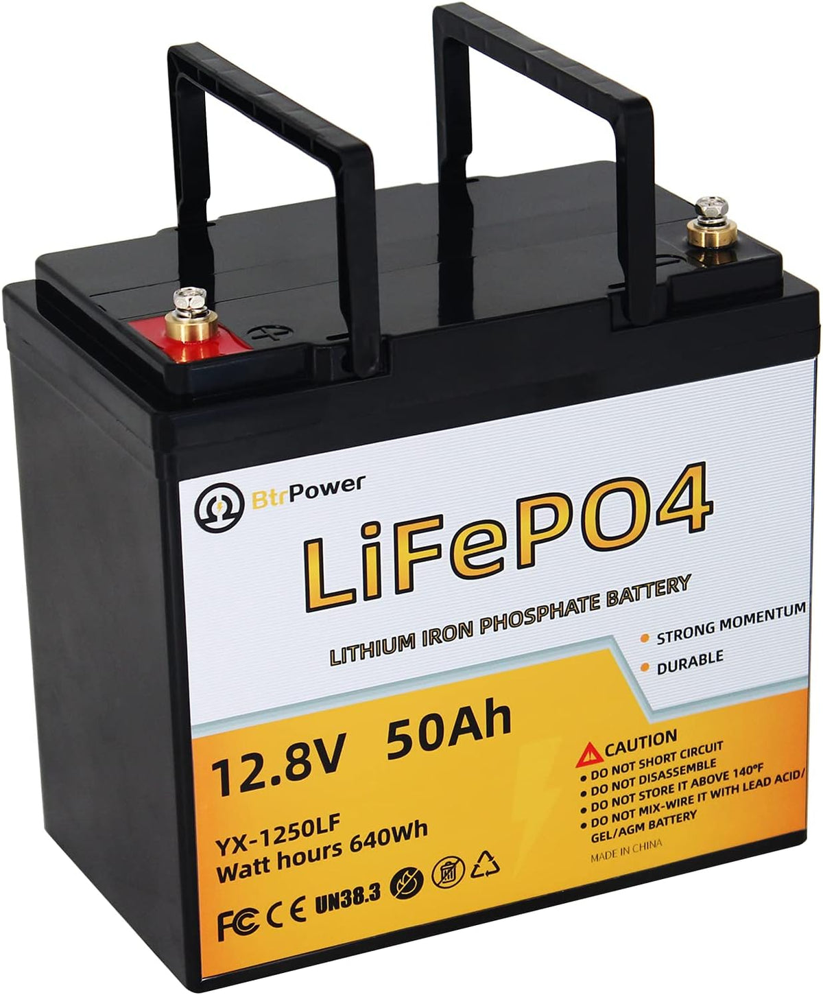 12V 200Ah LiFePO4 Deep Cycle Battery with 200A BMS I50942