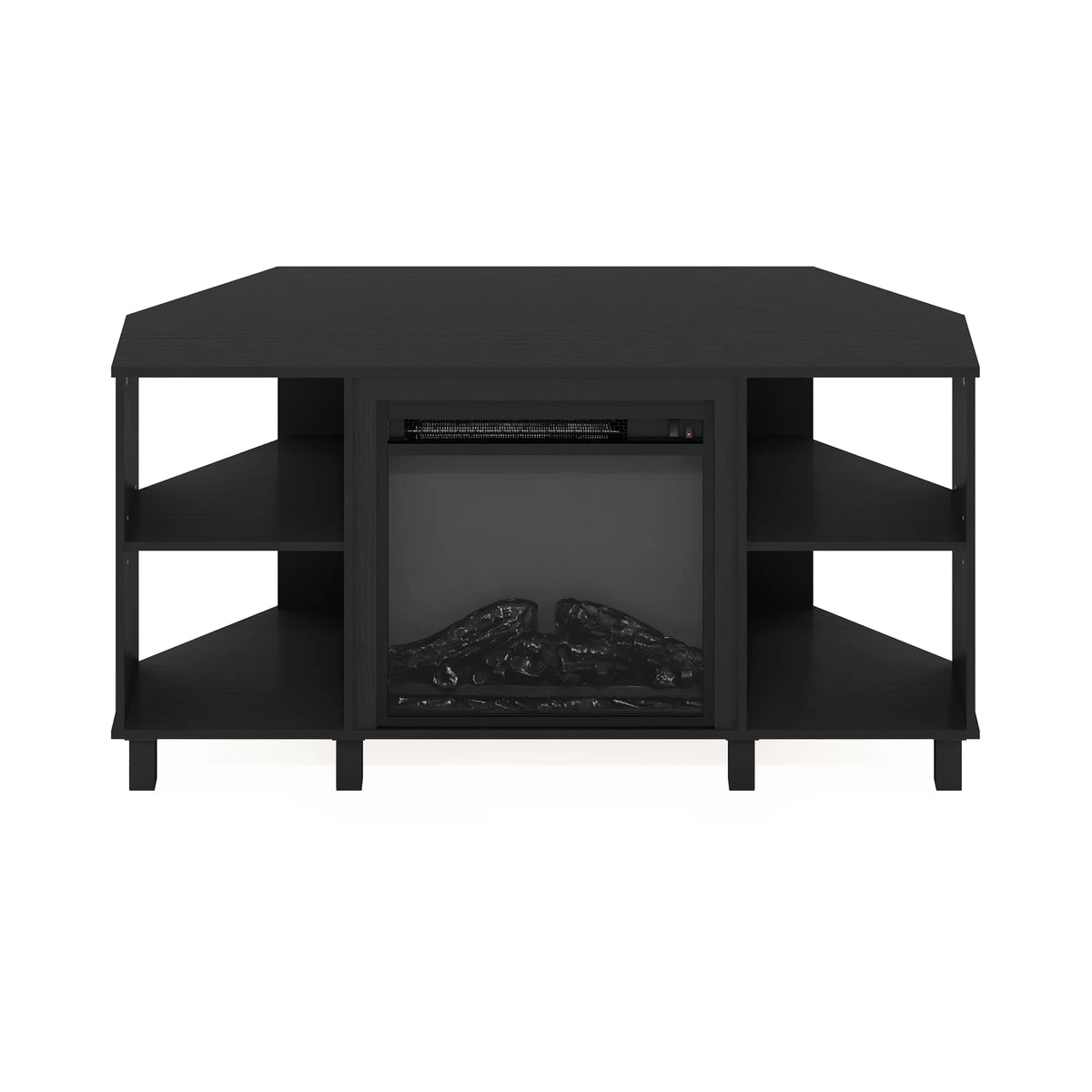 Corner Fireplace TV Stand with Metal Leg for TV up to 55 Inches L714727