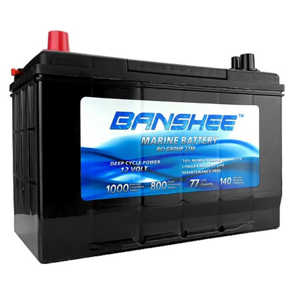27 Group Size Deep Cycle Marine Battery V1480