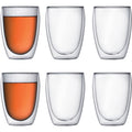 Double-Wall Clear Coffee Mug, 12 Ounces Q43434