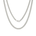 10k White Gold Miami Cuban Link Chain Necklace 16" - 30" P82369