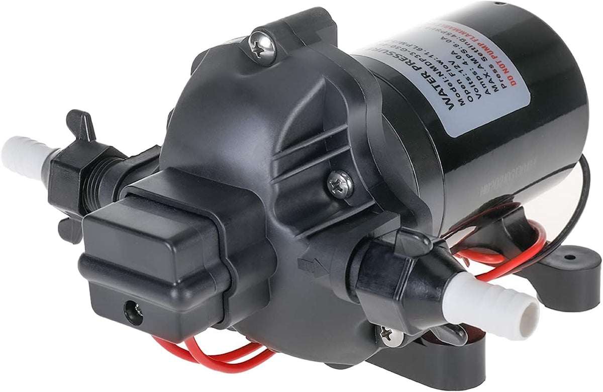 12V Water Pressure Diaphragm Pump 11.6 L/min 3.0 Gpm 45 Psi G605481