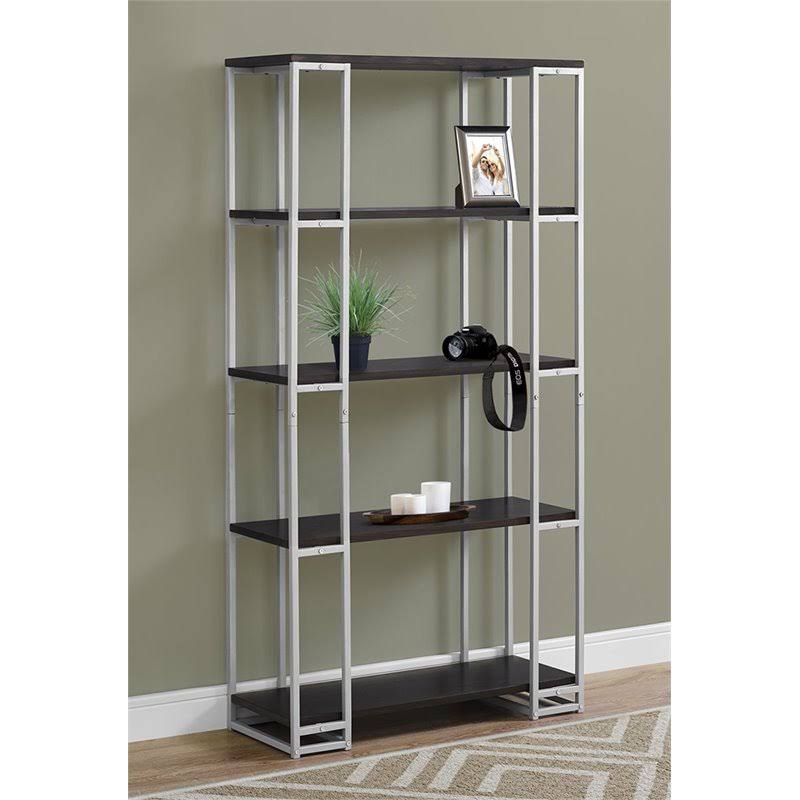 4-Shelf Metal Bookcase F23361