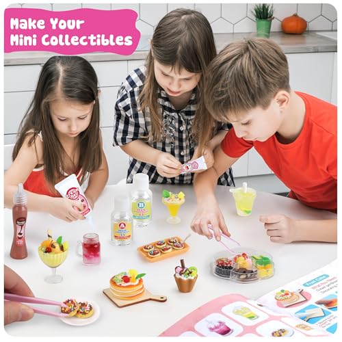 12 Making Miniature Food Toys Set, DIY, Resin Play, Kitchen Mini Pretend Play Food Set K9849