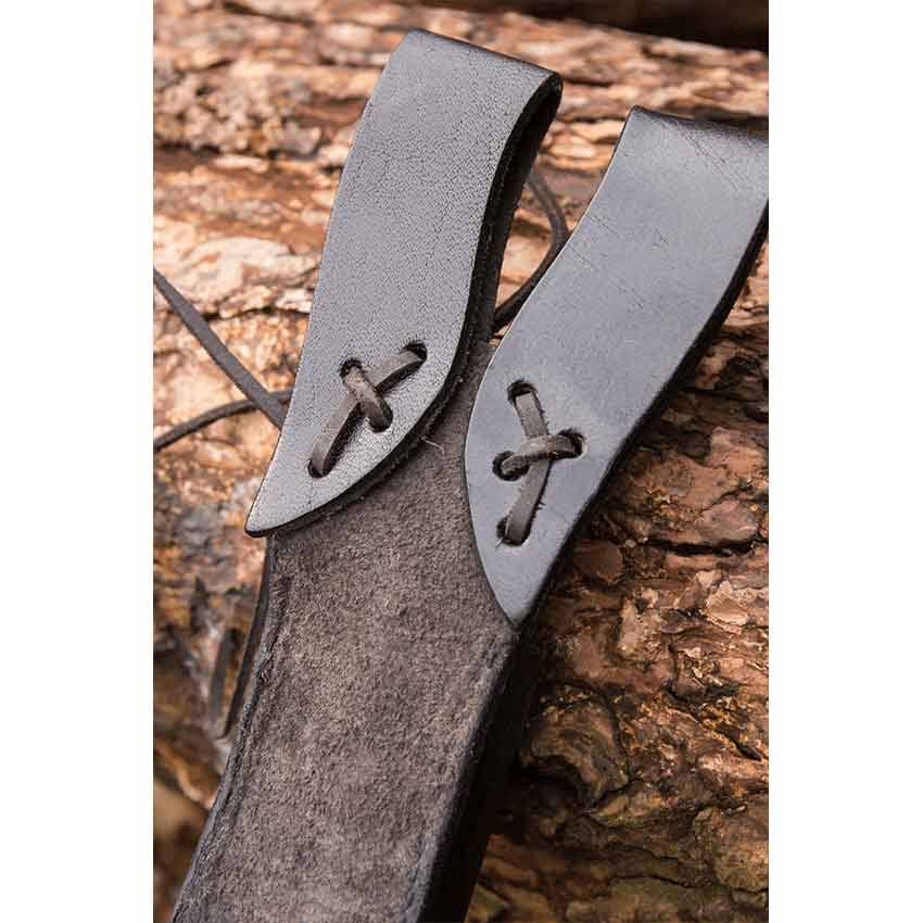Black Leather Dagger Scabbard G96733