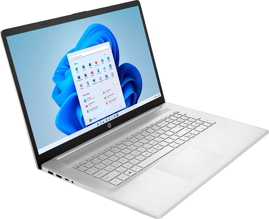 17.3'' Full HD Screen AMD Ryzen 5 5500U 16GB RAM 512GB SSD + 1TB HDD Windows 11 Home Natural Silver Laptop G8792