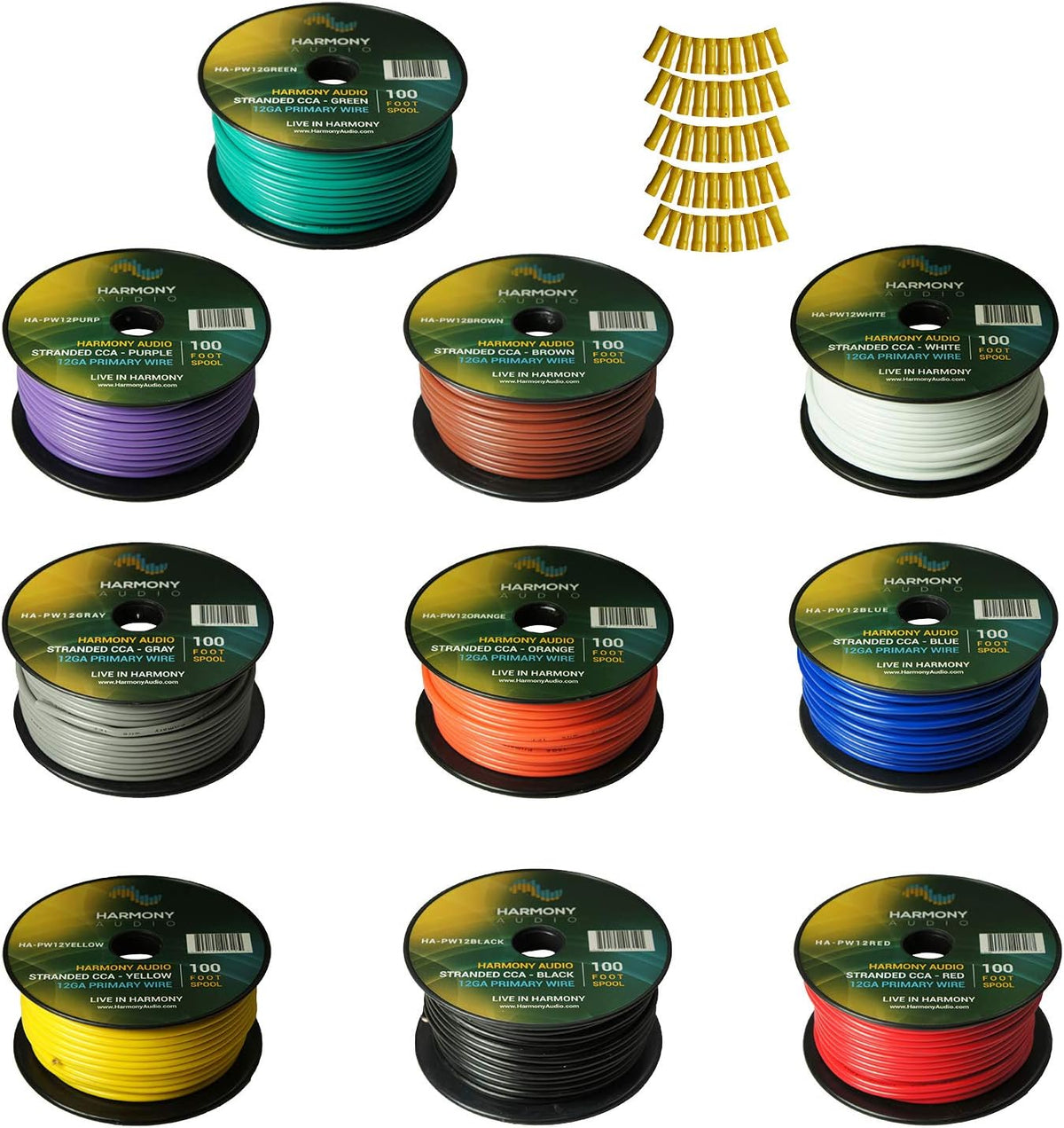 12 Gauge Power or Ground Wire 10 Rolls 1000 Feet E50840