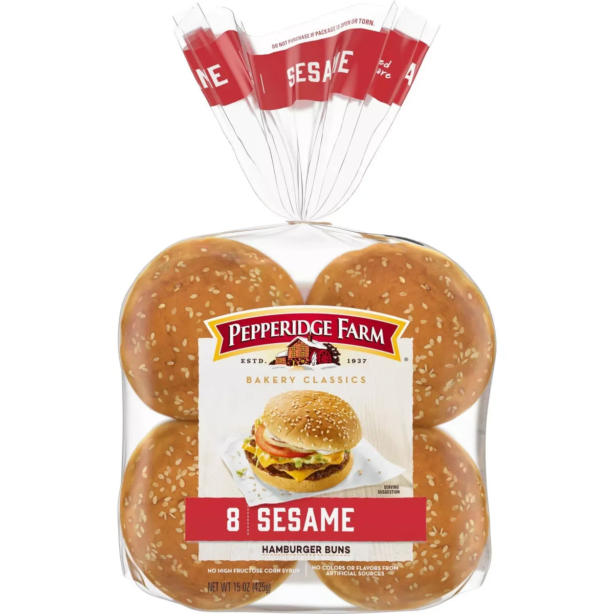 3-Pack 8 Count Sesame Hamburger Buns I1333