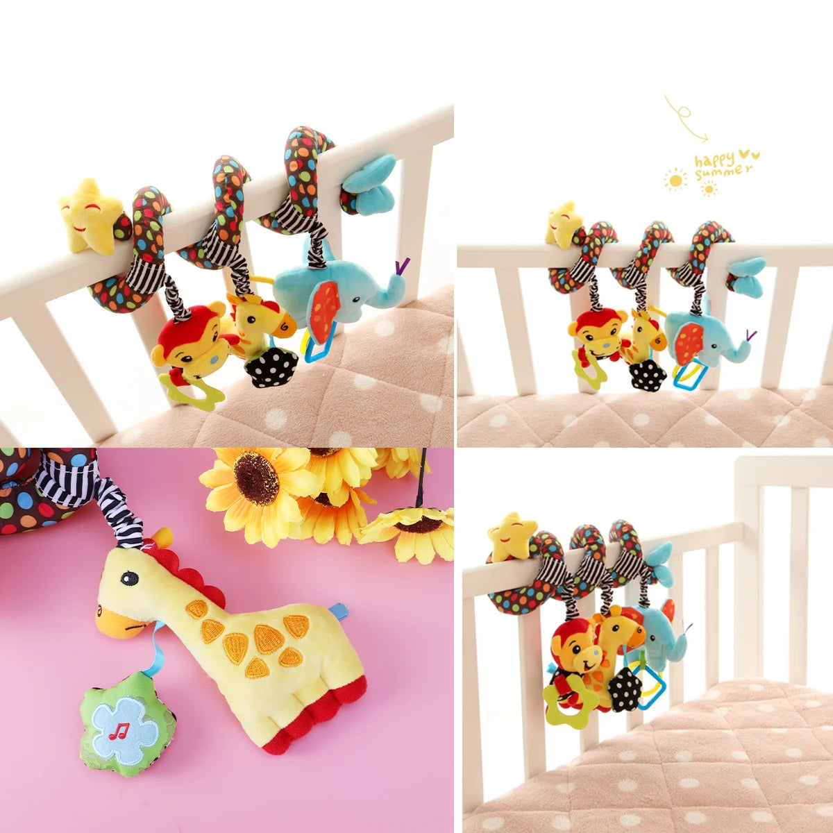 Spiral Toy for Baby Stroller Bed H929