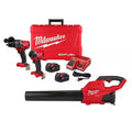 18V Lithium-Ion Brushless Cordless Hammer Drill and Impact Driver Combo Kit with Blower V349