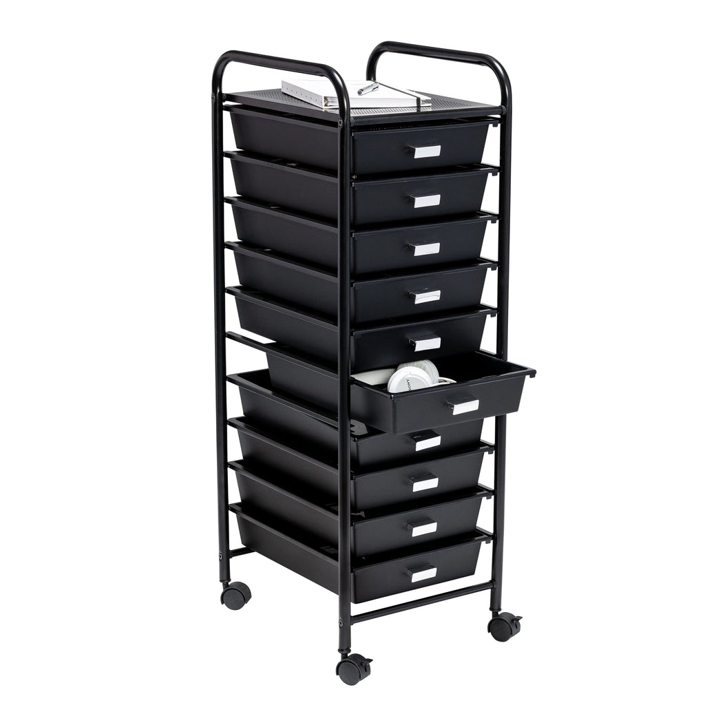 10 Drawer Rolling Cart E63345