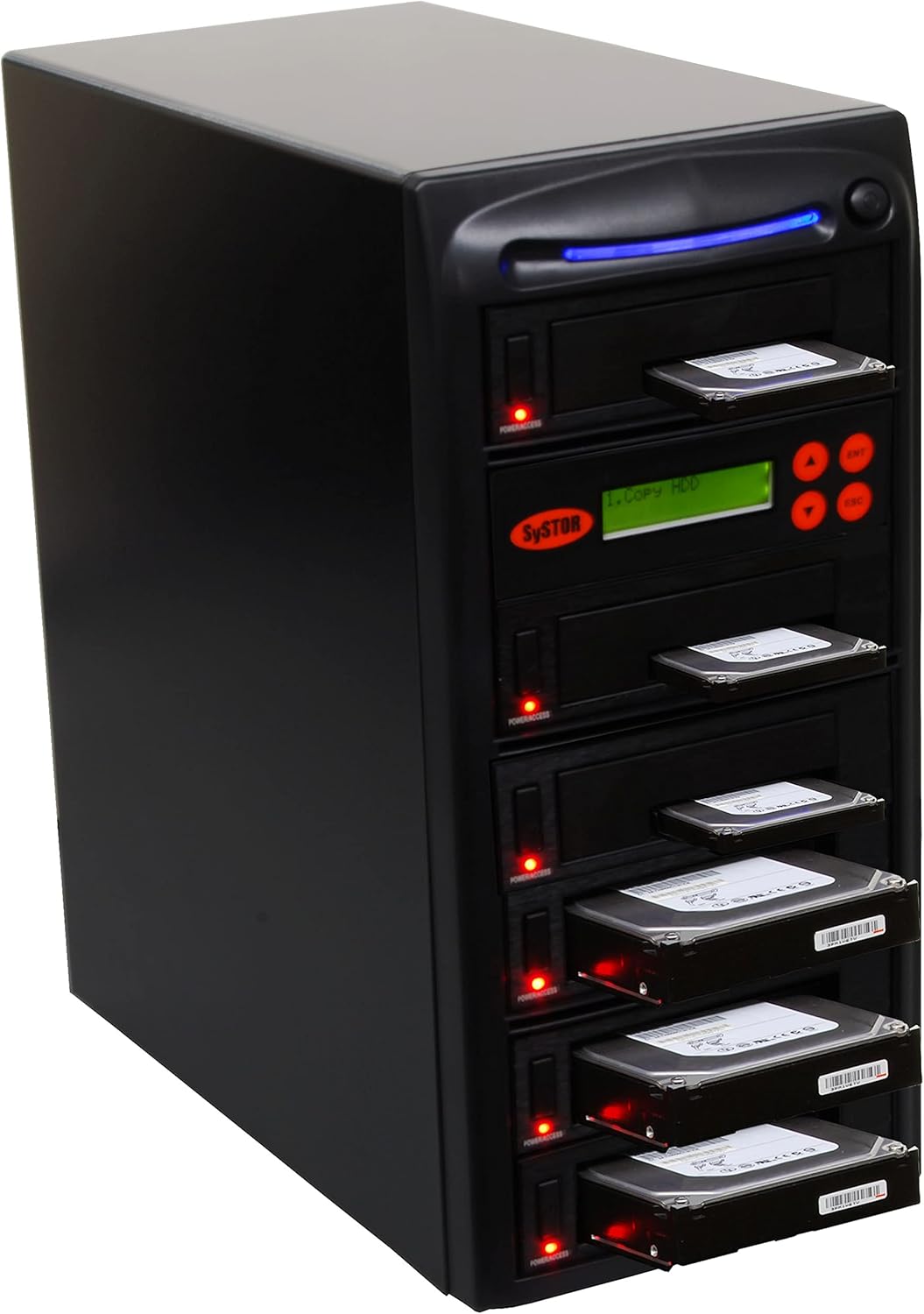 1:5 HDD/SSD Hard Drive Duplicator & Eraser for SATA 3.5 Disk & 2.5 Solid State Drives S378545