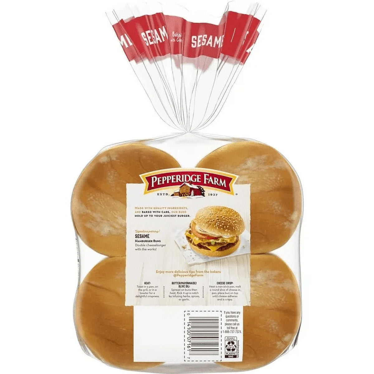 3-Pack 8 Count Sesame Hamburger Buns I1333