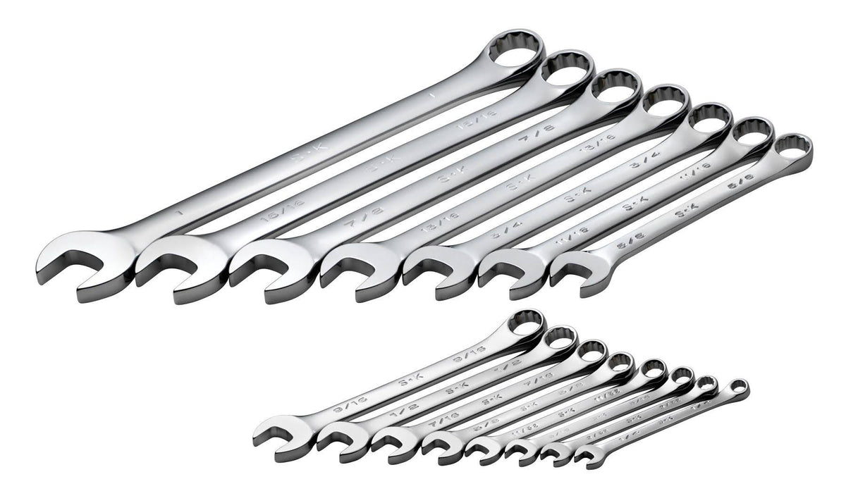 15 Piece Fractional Combination Wrench Set R2336