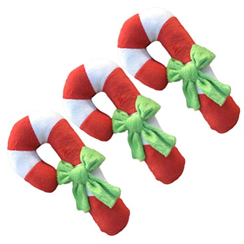 3pcs Plush Squeaky Dog Toys F20469