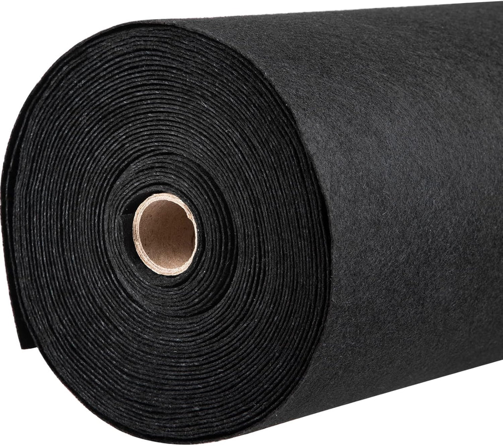 4OZ Heavy Duty Geotextile Landscape Fabric, 15ft x 20ft Black Pack of 2 B728