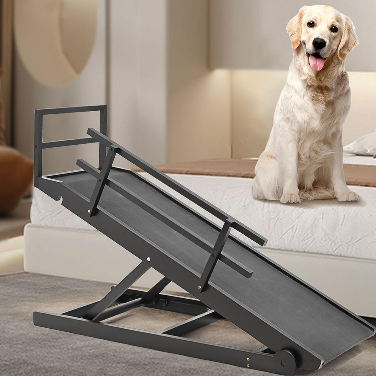 5 Level Adjustable Folding Pet Ramp, 45.2" Long K205