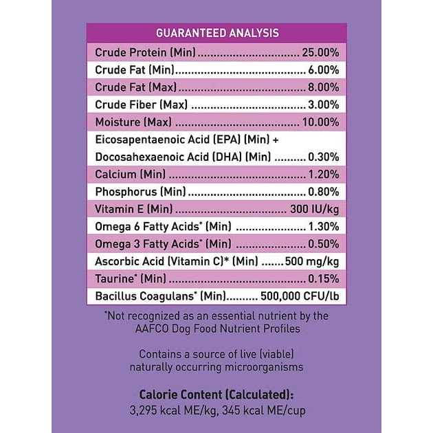 Low Fat Formula Dry Dog Food P4381