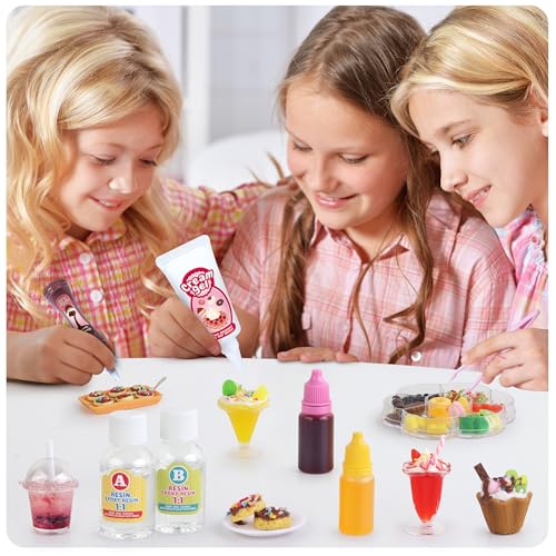 12 Making Miniature Food Toys Set, DIY, Resin Play, Kitchen Mini Pretend Play Food Set K9849