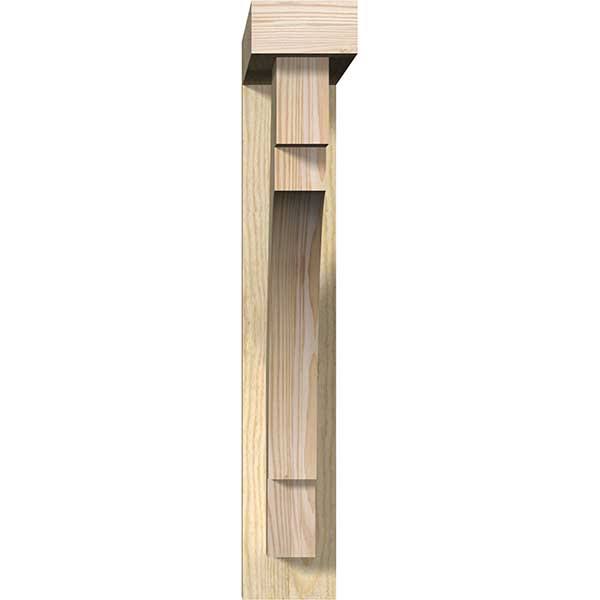 Rough Sawn Douglas Fir Bracket with Offset Brace E730833