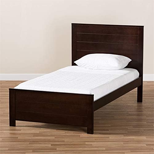 Twin Platform Bed in Espresso K362