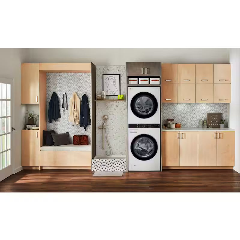 4.5 Cu.Ft. Front Load Washer & 7.4 Cu.Ft. Electric Dryer in White E497366