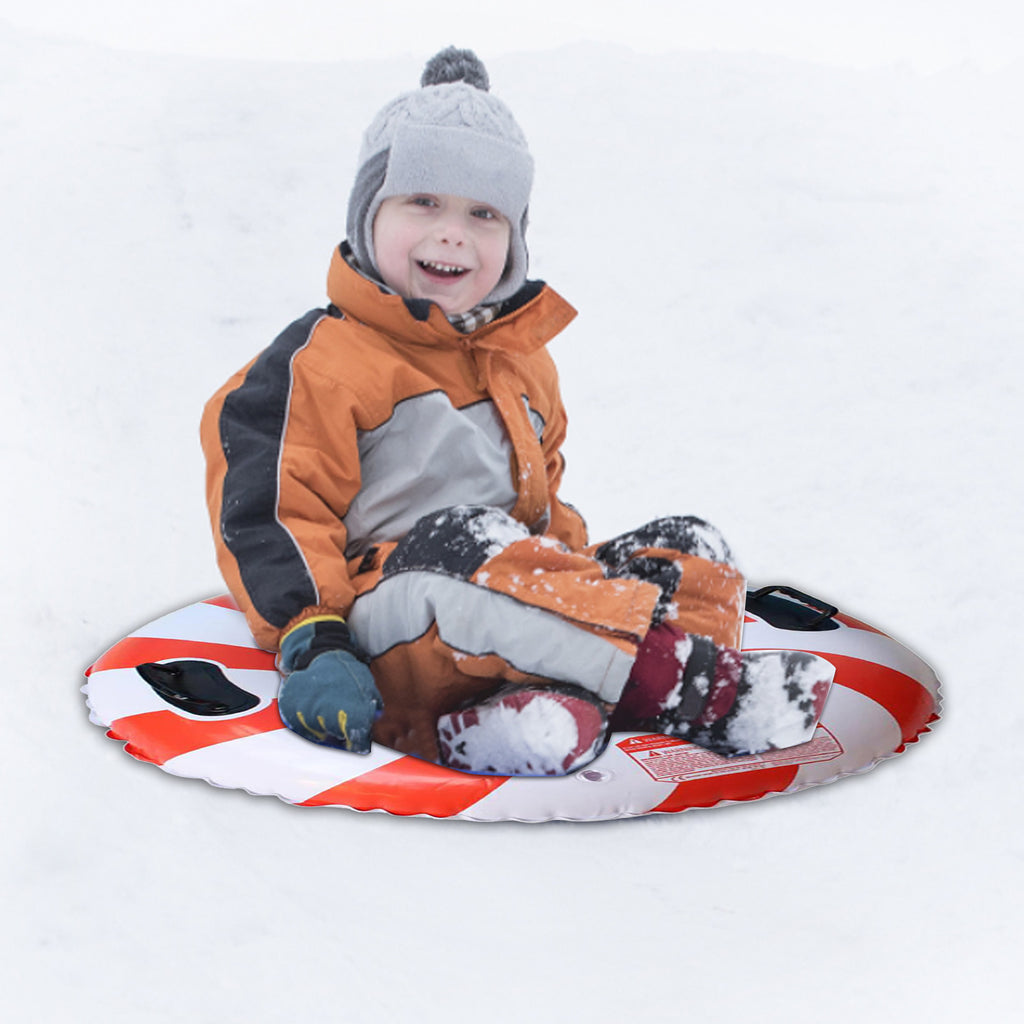 Inflatable Ski Ring with Reinforced Handles L7566