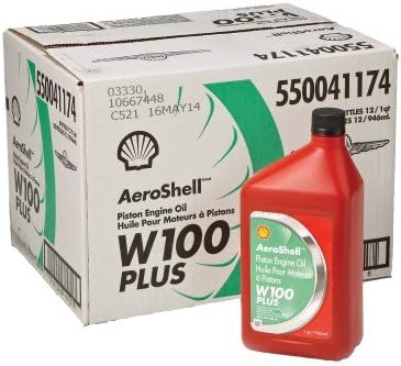 AeroShell Oil W 100 Plus 1 Quart Case G788593