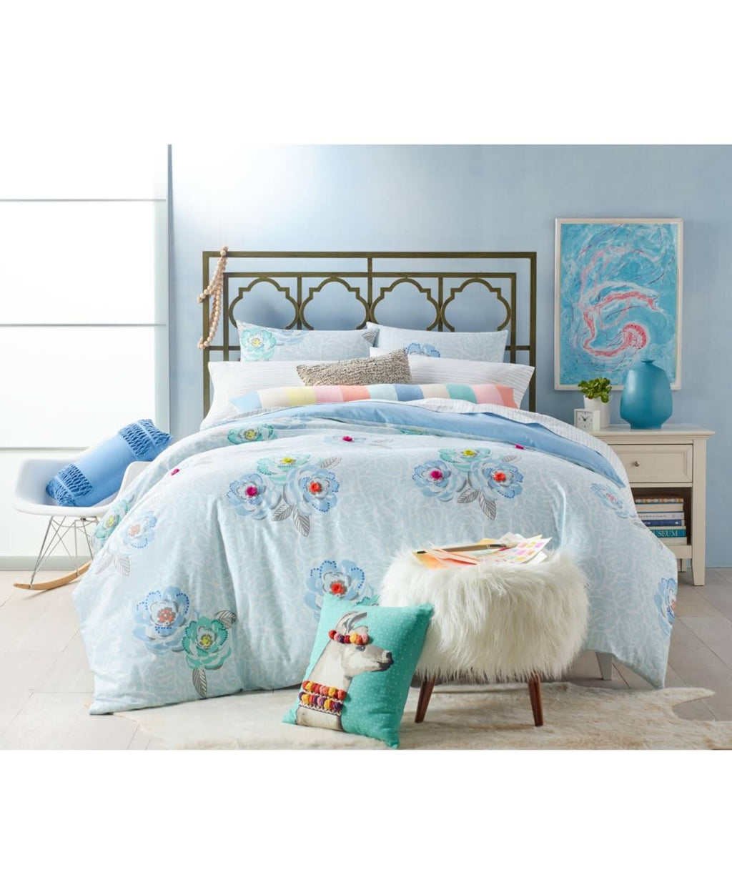 Antique Iron Queen Headboard E704