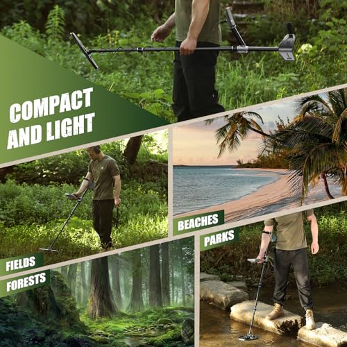 12" Waterproof Metal Detector with LCD Display J1867